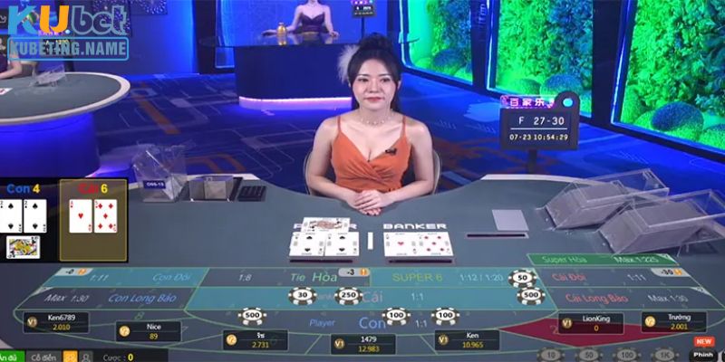 Baccarat Kubet - Cái nhìn tổng quan sảnh cược casino